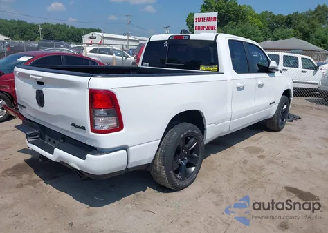 2020 Ram 1500 Big Horn 4X4 6'4 Box z USA, uszkodzony, nr VIN 1C6SRFBT3LN345840